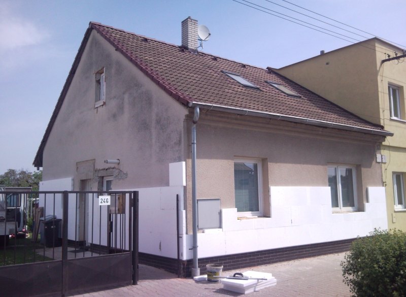 Zateplování fasády polystyrenem